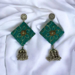 Skyblue Square With Jumkha