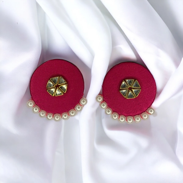 Round With Kundan & Pearl