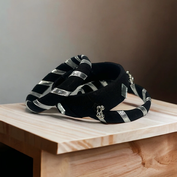 Black Fabric Bangles